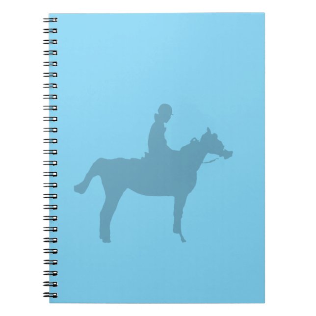 Horse Silhouette Small Notepad Notizblock (Vorderseite)