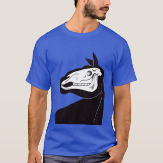 Horse Skullhouette Junge T-Shirt