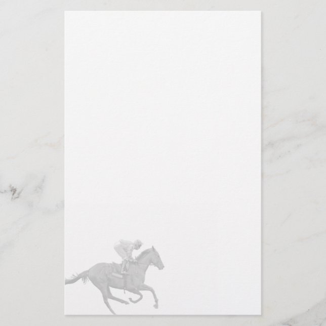 horse stationery briefpapier (Vorderseite)