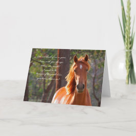 Horse Sympathy Card Karte