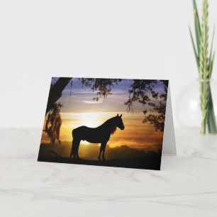 Horse Sympathy Card Karte