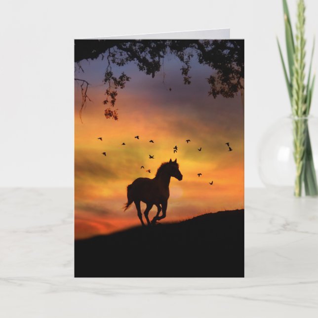 Horse Sympathy Card Karte (Vorderseite)