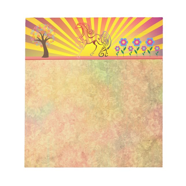 Horse Tails Notizblock (Vorderseite)