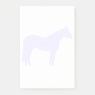 Horse Trainer Business Blue Simple and Modern Post-it Klebezettel