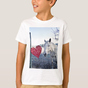 HORSE Valentinherz T-Shirt