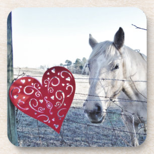 HORSE Valentinherz Untersetzer