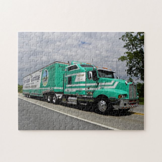 Horseless Wagen Kenworth Puzzlespiel (Horizontal)