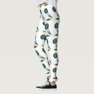 Horseman Pouter Pigeon Blue Leggings