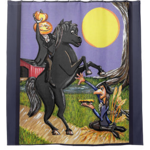 Horseman sans tête rideau de douche Ichabod Crane