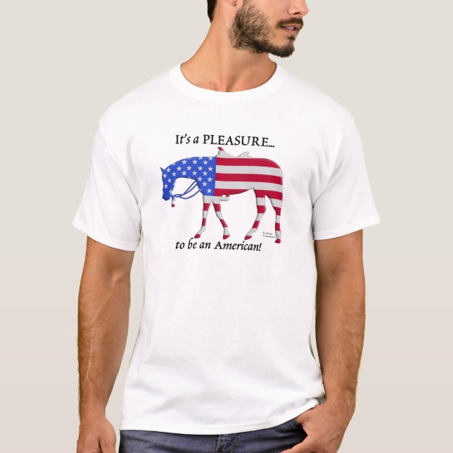 HorseMasters kundenspezifisches Western-Vergnügen T-Shirt (Vorderseite)