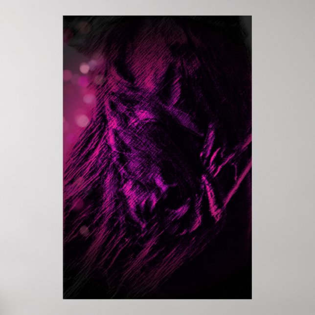 HorseOnPurple - Poster (Vorne)