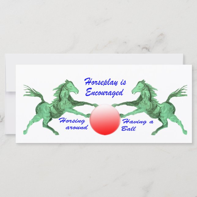 Horseplay wird gefördert (Vorderseite)
