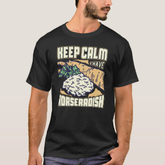 Horseradish Sauce Cream Pflanze Rezept Root Fresh  T-Shirt