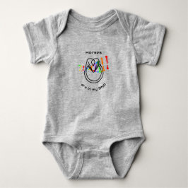 Horses Are In My DNA Baby Bodysuit T-Shirt  Strampler