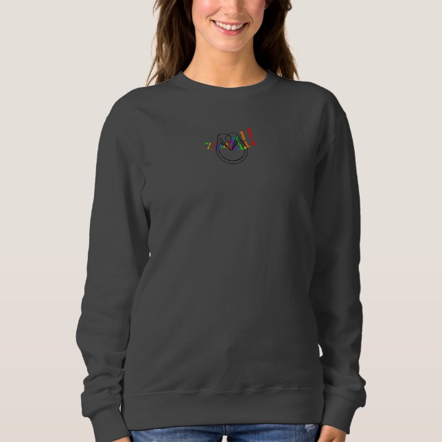 Horses Are In My DNA Rainbow Sweatshirt (Vorderseite)