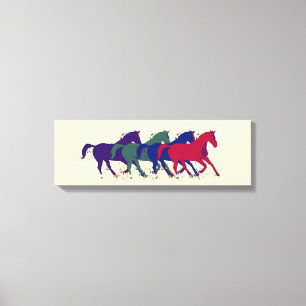 horses to decor walls leinwanddruck