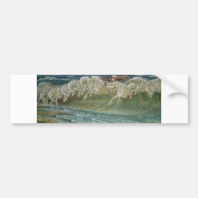 *Horses von Neptune* durch Walter-Kran Autoaufkleber (Vorne)