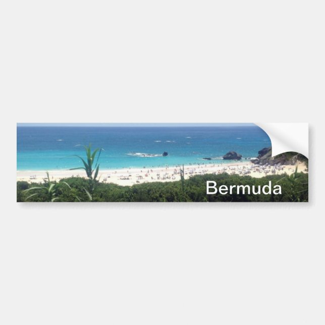 Horseshoe Bay Beach, Bermuda Autoaufkleber (Vorne)