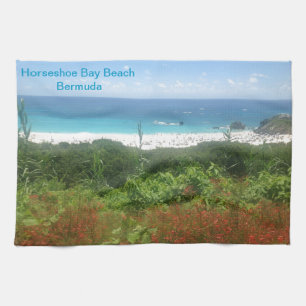 Horseshoe Bay Beach, Bermuda Geschirrtuch