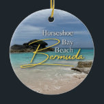 Horseshoe Bay Beach Bermuda Keramik Ornament<br><div class="desc">Horseshoe Bay Beach Bermuda Keramik Ornament</div>