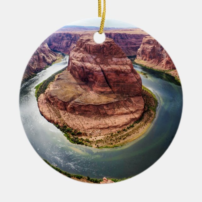 Horseshoe Bend, Arizona Keramik Ornament (Vorne)