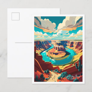 Horseshoe Bend Arizona Postkarte