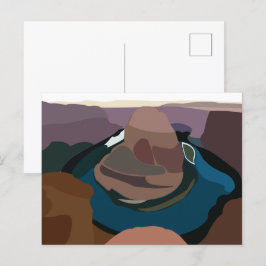 Horseshoe Bend Entdecken Sie die Natur Horseshoe B Postkarte