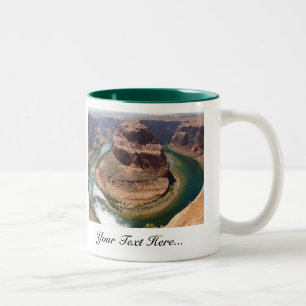 "Horseshoe Bend"-Tasse Zweifarbige Tasse