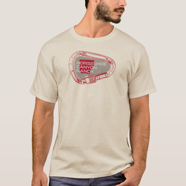 Horseshoe Canyon Ranch Arkansas Klettersteig Carab T-Shirt (Vorderseite)