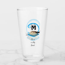 Horseshoe Crab Playing in der Water Monogram