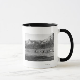 Horseshoe Curve über Burlington und Missouri Tasse