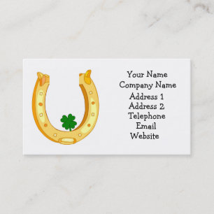 Horseshoe Design Carte de visite