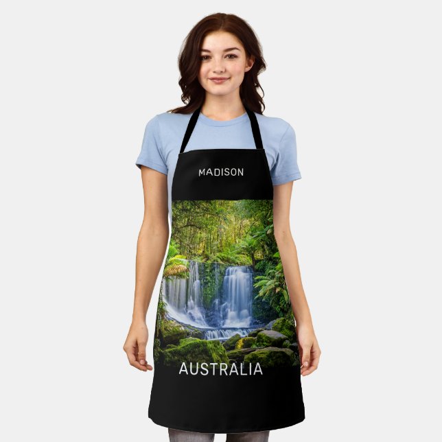 Horseshoe Falls Australia Custom Monogram Schürze (Getragen)