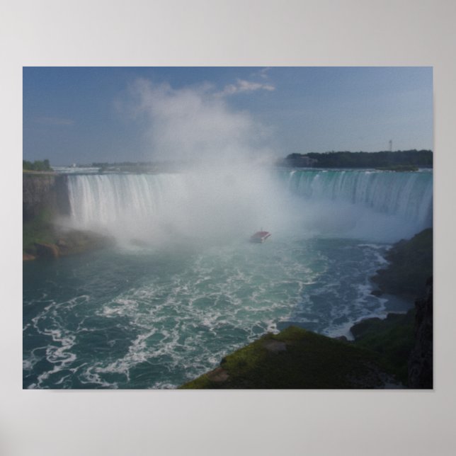 Horseshoe Falls in Niagara Falls Poster (Vorne)