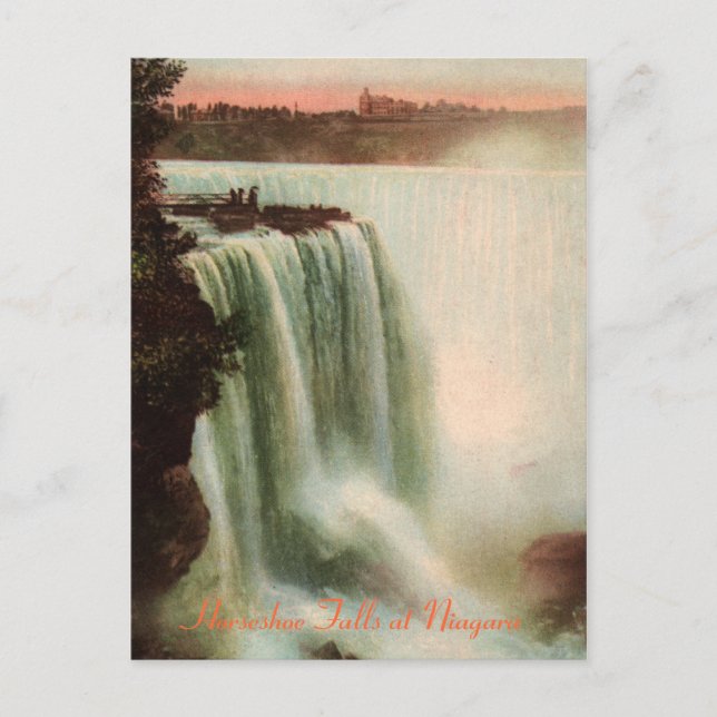 Horseshoe Falls in Niagara Postcard Postkarte (Vorderseite)