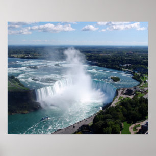 Horseshoe Falls, Maid of the Mist "Niagra Falls" Poster
