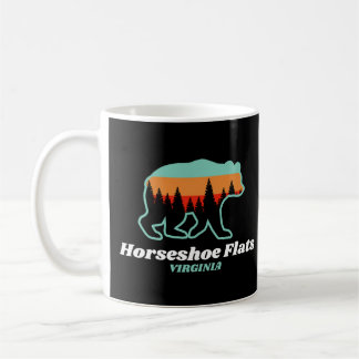 Horseshoe Flats Virginia VA Bear Retro Vintag Kaffeetasse