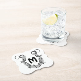 Horseshoe in Stacheldraht Untersetzer