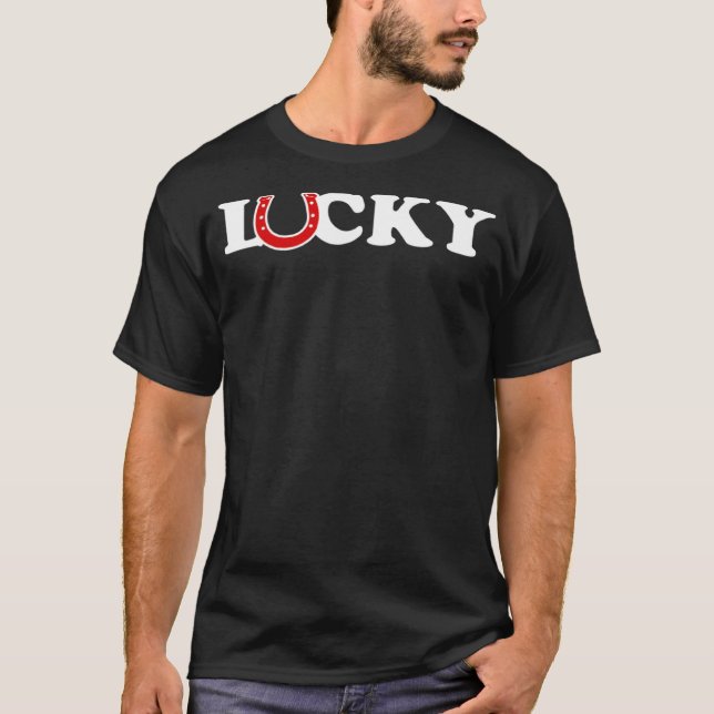 Horseshoe Lucky T-Shirt (Vorderseite)