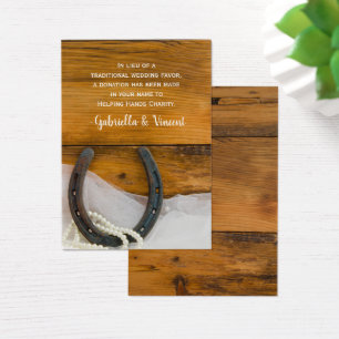 Horseshoe Pearl Country Wedding Wohltätigkeit Fevo