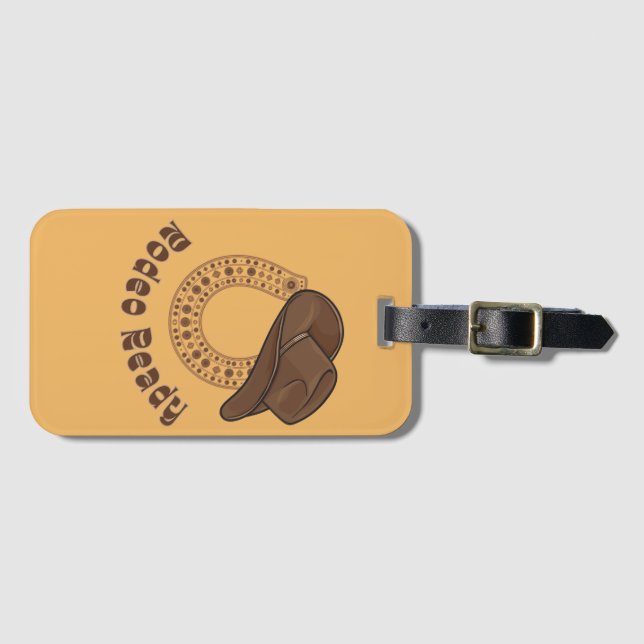 Horseshoe Rodeo Ready Gepäckanhänger (Vorderseite (Horizontal))