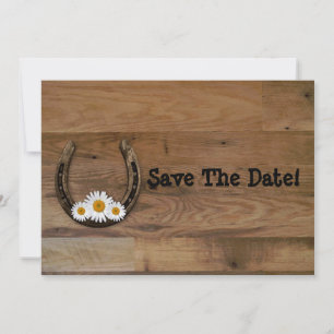 Horseshoe Wedding speichert das Datum Save The Date