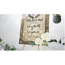 Horseshoes Hydrangea Rustic Wood Wedding Willkomme