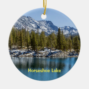 Horseshosee, Mammoth Seen, CA Keramikornament