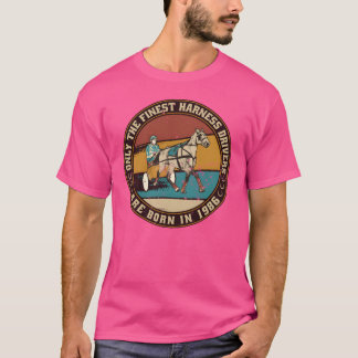 HorsesrottingIm Jahr 1986 geborene Fahrer Vintag T-Shirt