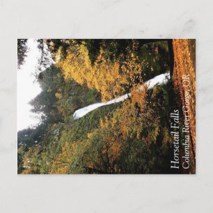 Horsetail Falls, Oregon Postkarte