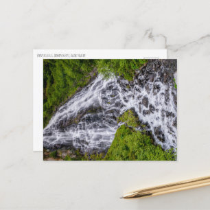 Horsetail Falls Thompson Pass Valdez Alaska Feiertagspostkarte