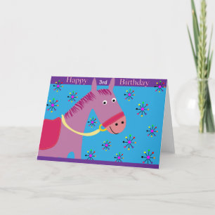 Horsey Birthday Karte