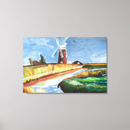 Horsey Windpumpe Leinwanddruck