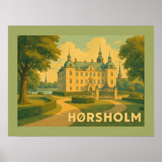 Hørsholm Denmark Church Poster (Vorne)